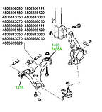 14-05 Сайлентблок переднього важеля задній Toyota Camry 30, 35, 40; Lexus 30, 40; 4865533050, фото 3