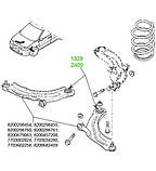 24-09 Сайлентблок важеля посилений Renault Megane 2, Scenic 2, Clio 3, фото 4