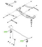 23-05 Втулка заднього стабілізатора Hyundai Tucson 2004-; KIA Sportage 2004-; 555132E100, фото 3