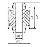 14-06 Сайлентблок задньої подовжньої тяги Toyota Camry (ACV3#, MCV30, MCV20, SXV20); 4878012010, фото 3