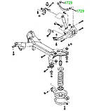 17-29 Сайлентблок заднього поперечного важеля (бумеранг) Mazda 6 GG, GY; GJ6A28450; GP9A28450, фото 3