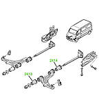 24-13 Сайлентблок переднього нижнього важеля передній Renault Master; Opel Movano-A; 7700302122; 7700302439;, фото 3