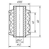 19-23 Сайлентблок переднього важеля передній Chevrolet Captiva; Opel Antara-; 96819162; 20946157, фото 3