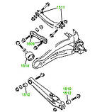 15-10 Сайлентблок нижнього важеля задньої підвіски Mitsubishi Lancer (CS,CT#) 2000-2009; Outlander (CU2,5W), фото 3