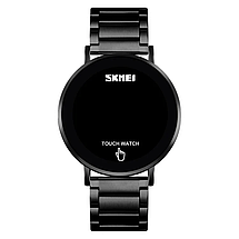 Годинник Skmei light II 1552 скмей колір срібний/чорний, фото 5