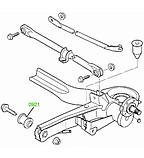 09-21 Сайлентблок задньої балки Fiat Scudo; Citroen Evasion, Jumpy, Peugeot 806, Expert; 1479759080, фото 4