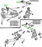 18-31 Сайлентблок нижнього важеля задньої підвіски задній Honda Civic FB, CR-V, FR-V; 52370SJH010; 52370SWAA01, фото 3
