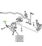 18-34 Сайлентблок переднього важеля передній Honda CR-V III 2006-2012, Crossroad 2007-2010; 4062A031; MR992321, фото 3