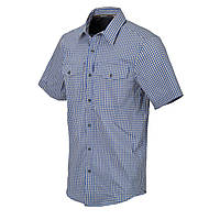 Рубашка с коротким рукавом Helikon-Tex® Covert Concealed Carry Short Sleeve Shirt - Royal Blue Checkered S