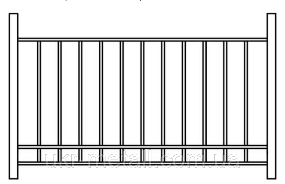 Ограждения металлические / Ограждения заборные металлические / Заборные секции металлические - фото 3 - id-p960865332