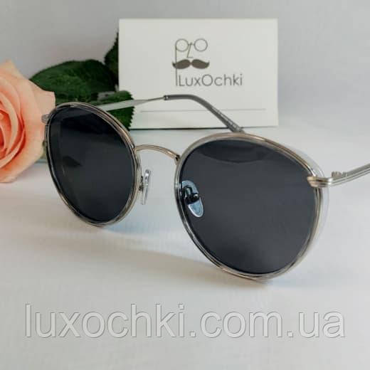 Эксклюзивные круглые поляризованные очки с широкими боковинами