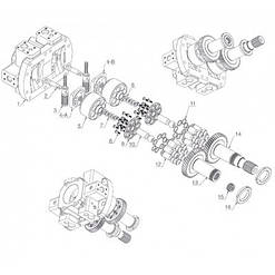 Ремонт гидронасосов 20/925278, 20/925278R, 20/925334, 20/925334R, 20/925789, 20/925789R, 20/925652, 20/925652R, 20/951041, 20/951041R,... 19