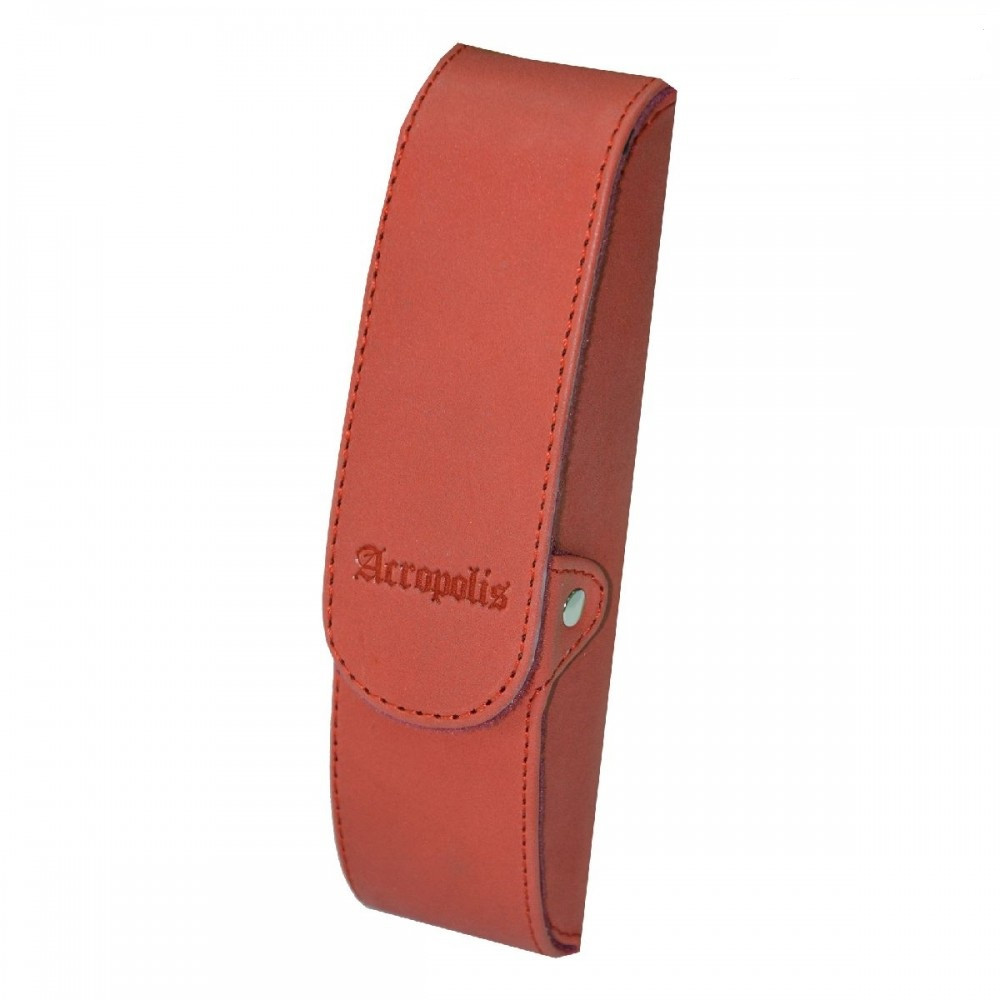 Футляр для окулярів вузьких і класичних форм з натуральної шкіри, фото 1