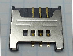 Конектор SIM-карти для Samsung I5510, I9000, I9001, I9220, N7000, N7005, S3350, S3850, S5300, S5360, S5380,