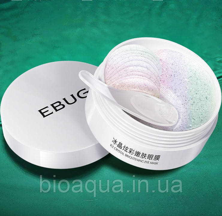 Патчі для очей Ebug Nicotinamide Crystal Ice від темних кіл з нікотинамідом (30 пар)