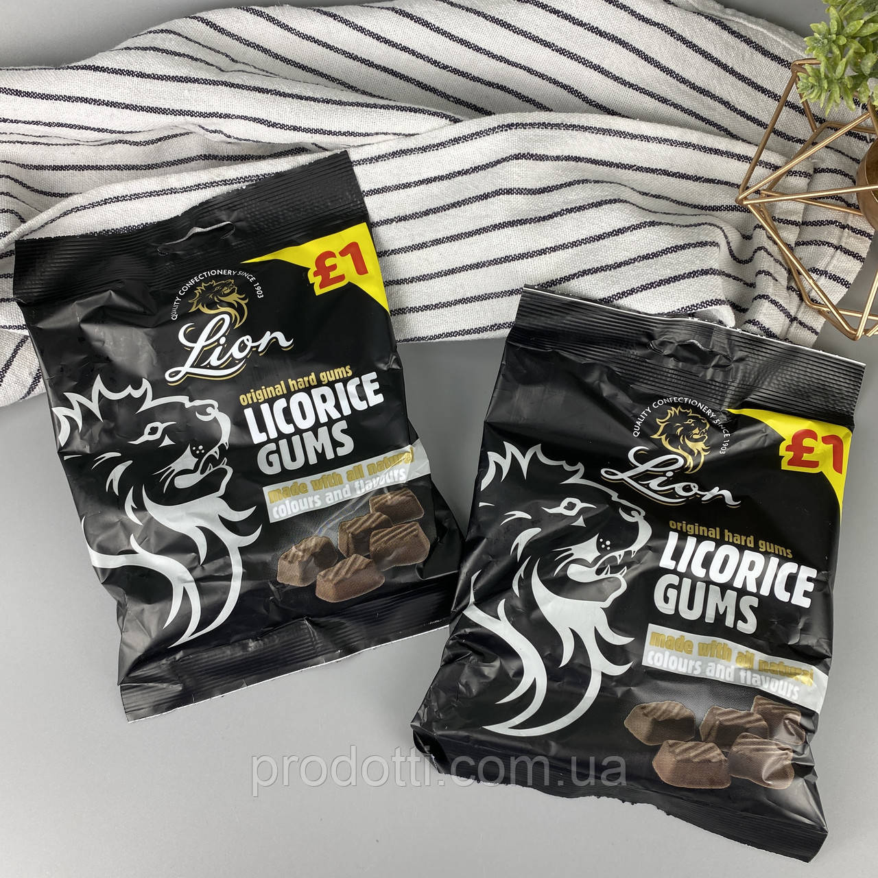 Купить Лакричные конфеты Lion Liquorice Gums 150 г, цена 110 ₴ — Prom ...
