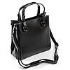 Сумка шопер жіноча шкіряна з двома ручками ALEX RAI 1546 black, фото 3