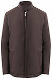 Коротка чоловіча куртка демісезонна Finn Flare A19-21033-202 темно-сіра S, фото 6