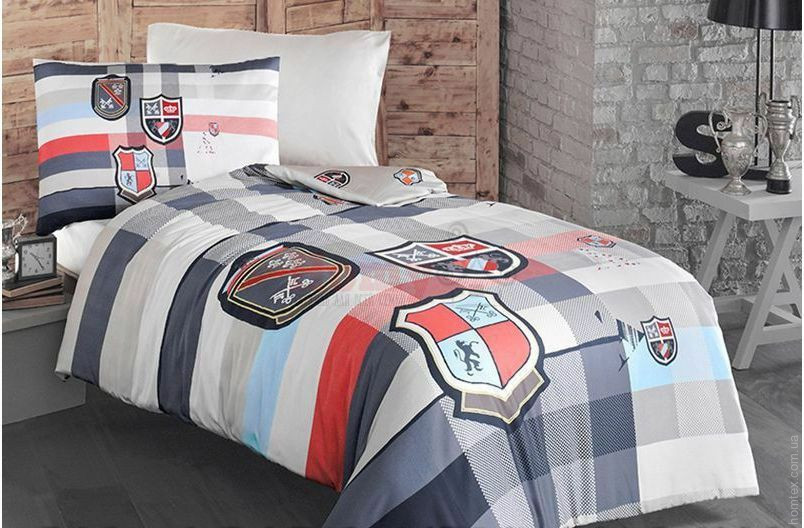 Підліткове полуторна постільна білизна First Choice Ranforce "Sportive" R 306
