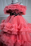 Дитяча святкова сукня зі шлейфом 👑 LA BELLA 👑 -  плаття дитяче, фото 2