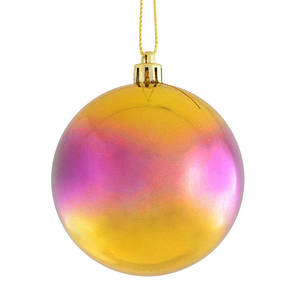 Кульки новорічні різнобарвні