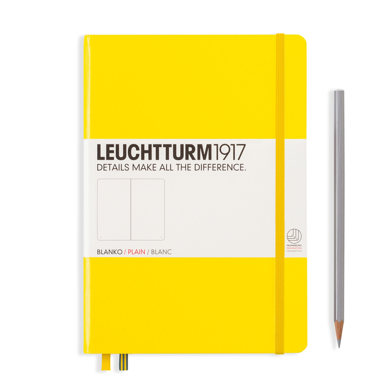 Блокнот Leuchtturm1917 середній 14,5х21 см Лимонний нелінований (344801)