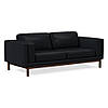 М'який диван "Дека", м'який дерев'яний диван зі штучної шкіри, диван за індивідуальними вимірами, фото 6