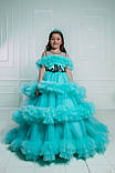 Дитяча святкова сукня зі шлейфом 👑 LA BELLA 👑 - ошатне плаття дитяче, фото 2