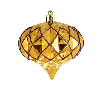 Іграшка новорічна "Куля в ромбах" 972928 G-Rich