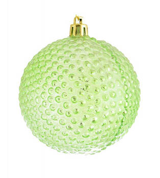 Іграшка новорічна Куля "Їжачок" зелена 972810 G-Rich