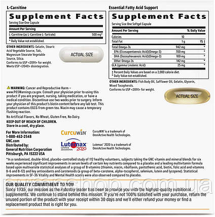 Вітаміни для жінок GNC Women's Vitapak Program Energy and Metabolism 30 порц., фото 4
