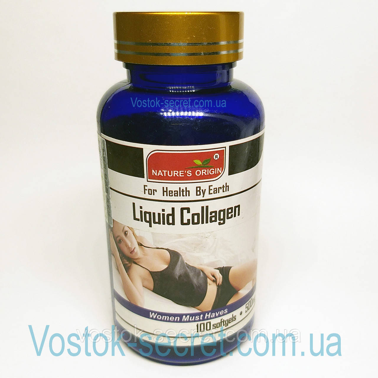 Капсули Liquid Collagen (Рідкий Колаген) 100 шт. - для красивої шкіри. Women Must Haves