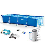Intex 28274 каркасний басейн 450 х 220 х 84 см, фільтр-насос 2006 л/год, фото 3