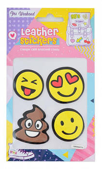Набір наклейок Leather stikers "Смайл" 531628