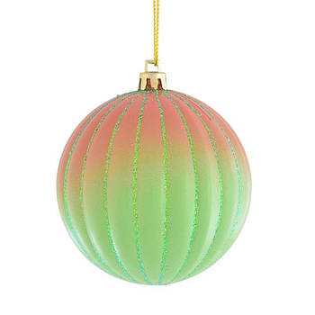 Іграшка новорічна Куля "Градієнт" ребриста 972856 G-Rich