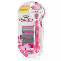 Schick, Quattro For Women, 1 бритва, 4 кассеты Днепр