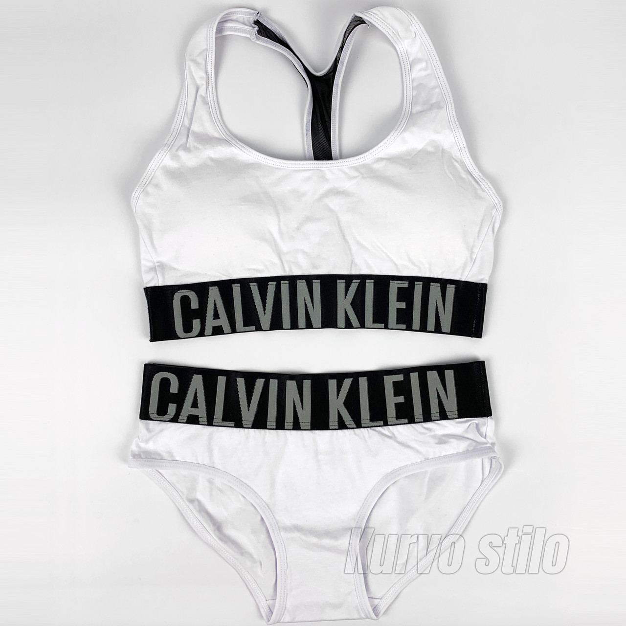 Женский комплект нижнего белья Calvin Klein (топ + слипы) коллекция ...