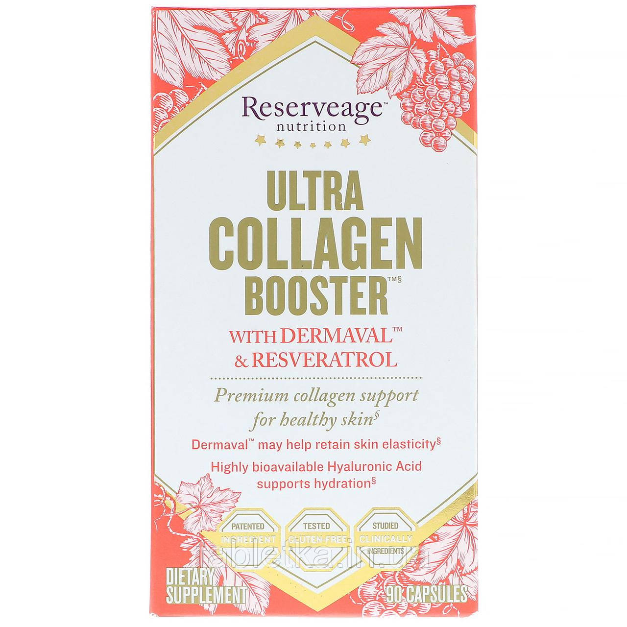 ReserveAge Nutrition, Ultra Collagen Booster, 90 капсул Київ