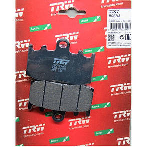 Мотоколодки TRW MCB748 аналог Ferodo FDB2125,BREMBO 07BB26LA,EBC FA335,Braking 892CM55,SBS 796, фото 1