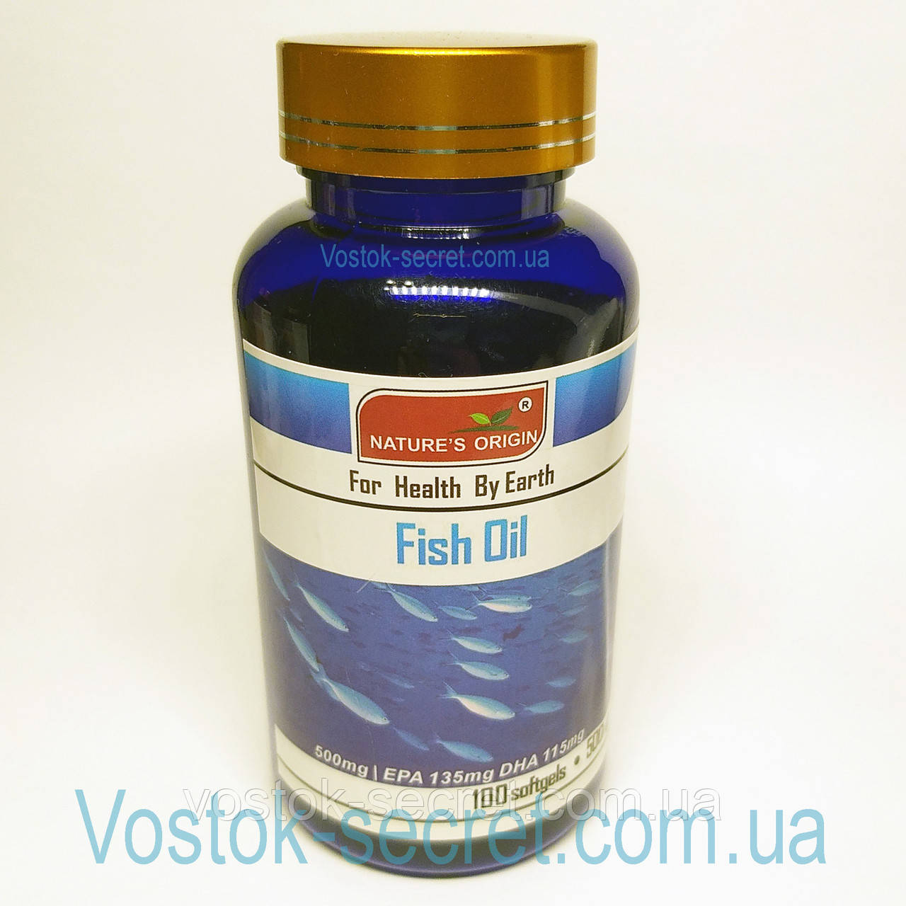 Капсули Fish Oil (Рибий жир) Omega-3. /100 шт./до 12.2022