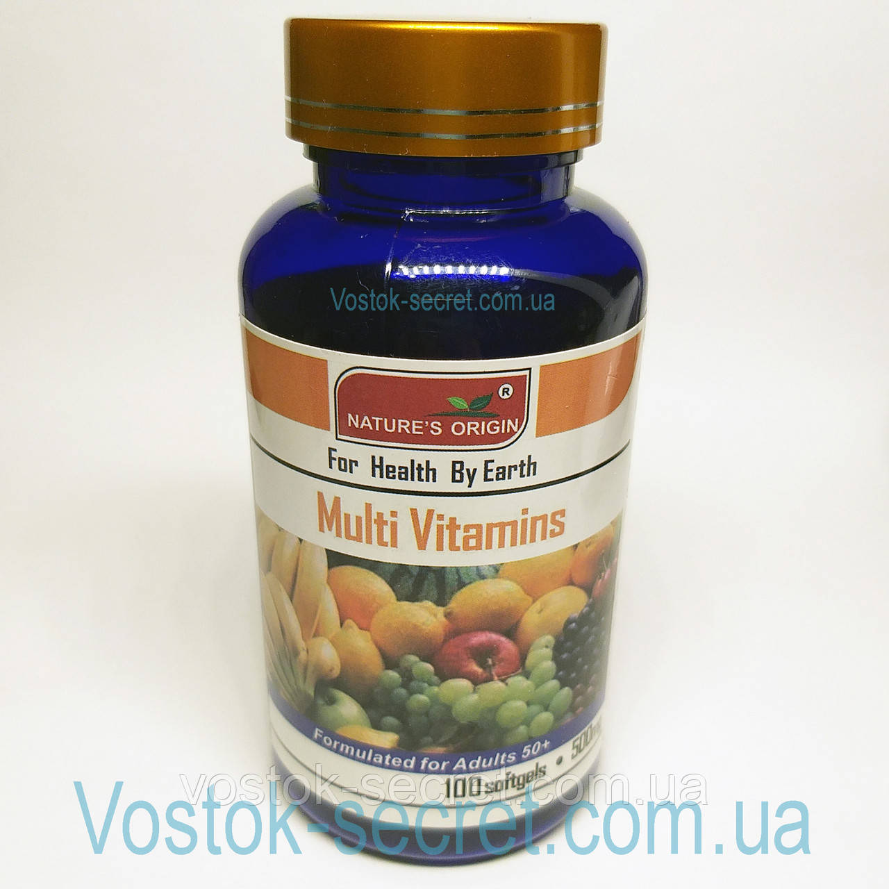 Капсули Multi Vitamin (Мульти вітаміни) /100 шт./ Формула для старших 50+, до 12.2022