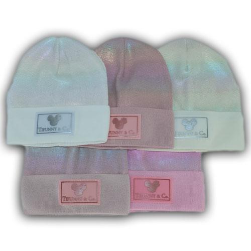Детские шапки с фольгированием для девочки Детские шапки с фольгированием для девочки