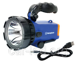 Перезарядний прожектор із шарнірною підставкою  (ЗАРЯДЖАЄТЬСЯ ВІД USB) WF1505 Westinghouse, фото 1