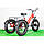 Електровелосипед BIG HAPPY FAT 500 червоний, фото 6