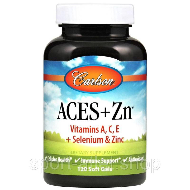 Вітаміни та мінерали Carlson Labs ACES + Zn, 120 капсул