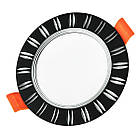 Світильник світлодіодний Biom DFR-6B 6 Вт чорний круглий 5000 K, фото 2