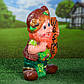 Садовий гном Welcome №3 кераміка 40 см, садовий декор (803), фото 2