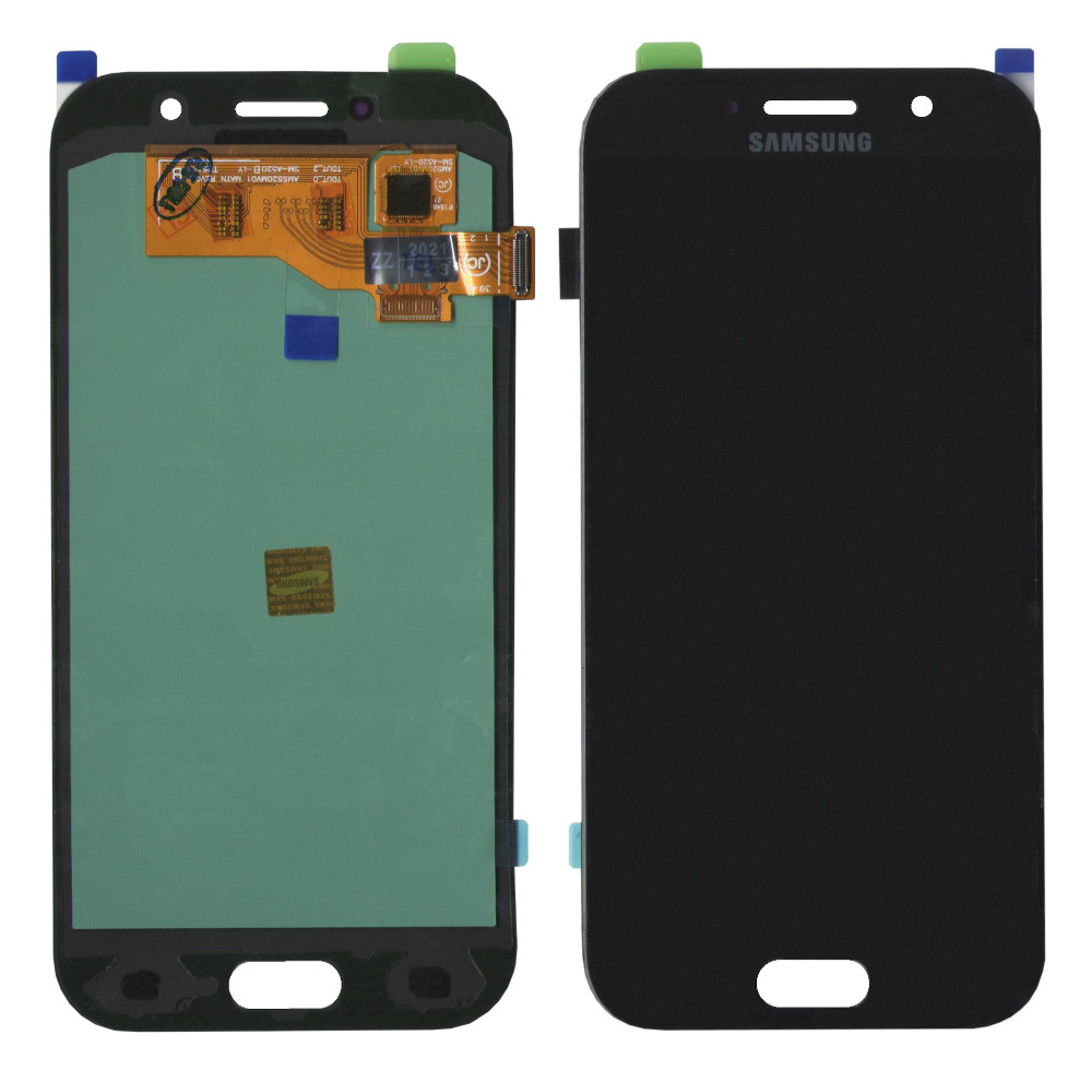 Дисплейний модуль (екран) для Samsung A520 2017 Чорний OLED Ориг. розмір (PRC)