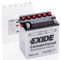 Аккумулятор мото EXIDE 12 V 11 Ah 130 A (-/+) 130x90x145 мм (EB10L-A2 / YB10L-A2)