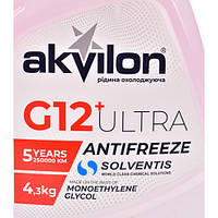 Антифриз AKVILON G12 Ultra -40C красный 4.3кг